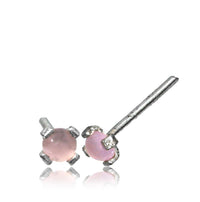Load image into Gallery viewer, Nostril Piercing Silber Nasenstecker Stein 0.8mm - chic-net.de
