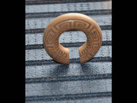 Cargar imagen en el visor de la galería, Ohr Donut Piercing griechisch Teakholz Ohrgewicht - chic-net.de
