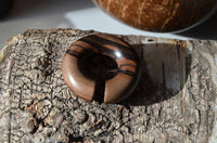 Load image into Gallery viewer, Ohr Holz Piercing Tigerholz Ohrgewicht Ring Donut - chic-net.de
