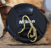 Cargar imagen en el visor de la galería, Ohr Piercing Brass gold Krähen Kralle Dehner 2mm - chic-net.de
