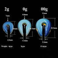 Cargar imagen en el visor de la galería, Ohr Piercing Opalit Stein Schlüsselloch Ohrgewicht - chic-net.de
