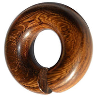 Cargar imagen en el visor de la galería, Ohr Piercing Parasitholz Holz Ohrgewicht Ring Donut - chic-net.de
