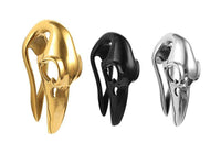 Load image into Gallery viewer, Ohrgewicht 12mm Hook Edelstahl PVD Vogel Skull Piercing - chic-net.de
