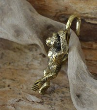 Cargar imagen en el visor de la galería, Ohrgewicht 4mm Hook Messing Affe 70mm Dehner - chic-net.de
