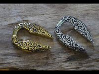 Load image into Gallery viewer, Ohrgewicht 8mm Dehner Edelstahl gold silber Schlüsselloch - chic-net.de
