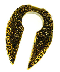 Load image into Gallery viewer, Ohrgewicht 8mm Dehner Edelstahl gold silber Schlüsselloch - chic-net.de
