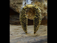 Load image into Gallery viewer, Ohrgewicht 8mm Dehner Edelstahl gold silber Schlüsselloch - chic-net.de
