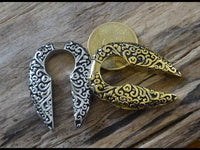 Load image into Gallery viewer, Ohrgewicht 8mm Dehner Edelstahl gold silber Schlüsselloch - chic-net.de
