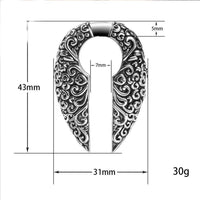 Load image into Gallery viewer, Ohrgewicht 8mm Dehner Edelstahl gold silber Schlüsselloch - chic-net.de
