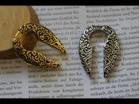 Load image into Gallery viewer, Ohrgewicht 8mm Dehner Edelstahl gold silber Schlüsselloch - chic-net.de
