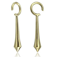 Cargar imagen en el visor de la galería, Ohrgewicht Brass 4mm Piercing Ring mit langer Spitze - chic-net.de
