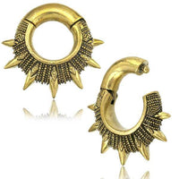 Cargar imagen en el visor de la galería, Ohrgewicht Brass 6mm Expander Piercing Clicker Stacheln - chic-net.de
