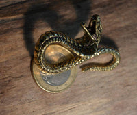 Cargar imagen en el visor de la galería, Ohrgewicht Messing 3mm 8ga Kobra Schlange Hook - chic-net.de
