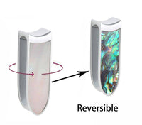 Cargar imagen en el visor de la galería, Ohrgewicht Ohrhänger Piercing Edelstahl Perlmutt 12mm - chic-net.de
