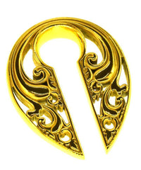 Cargar imagen en el visor de la galería, Ohrgewicht Piercing Schlüsselloch Edelstahl PVD Tropfen - chic-net.de
