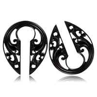 Cargar imagen en el visor de la galería, Ohrgewicht Piercing Schlüsselloch Edelstahl PVD Tropfen - chic-net.de
