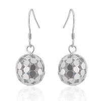 Load image into Gallery viewer, Ohrhänger Ohrringe 925er Sterling Silber nickelfrei Damen Zirkonia Disco Kugel - chic-net.de
