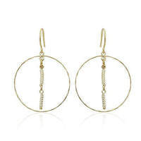 Load image into Gallery viewer, Ohrringe 18 karat vergoldet Ringe Perlen Stäbchen nickelfrei blau rot grün gold - chic-net.de
