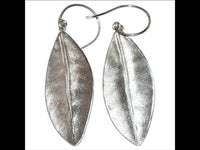 Load image into Gallery viewer, Ohrringe 925 Sterling Silber Oliven Blatt 41mm - chic-net.de
