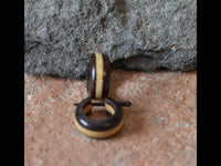 Load image into Gallery viewer, Ohrringe Buaya Holz Sonoholz kleine Creolen Pin- Stick - chic-net.de
