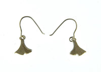 Load image into Gallery viewer, Ohrringe Silber 925 Ginkgo Blatt 10mm vergoldet - chic-net.de

