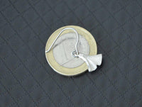 Load image into Gallery viewer, Ohrringe Silber 925 Ginkgo Blatt 10mm vergoldet - chic-net.de
