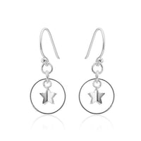 Load image into Gallery viewer, Ohrringe Silberohrringe 925er Sterling Silber Damen Ohrhänger Sterne - chic-net.de
