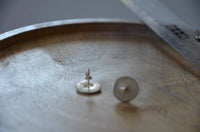 Load image into Gallery viewer, Ohrstecker 925 Sterling Silber Knopf rund gebürstet - chic-net.de
