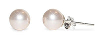 Load image into Gallery viewer, Ohrstecker rosé Perle Perlenohrstecker 925er Sterling Silber Glanz Ohrringe Damen - chic-net.de
