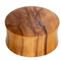 Cargar imagen en el visor de la galería, Olivenholz Flesh Plug Lobe Piercing Holz Double Flared - chic-net.de
