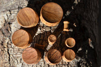 Load image into Gallery viewer, Olivenholz Flesh ribbed Plug Lobe Piercing Holz straight - chic-net.de
