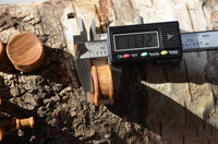 Load image into Gallery viewer, Olivenholz Flesh ribbed Plug Lobe Piercing Holz straight - chic-net.de
