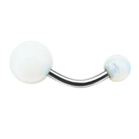 Load image into Gallery viewer, Bauchnabelpiercing Stein Kugeln Edelstahl - chic-net.de
