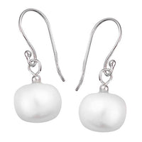 Load image into Gallery viewer, Perlenohrringe Perlen 925 Sterling Silber Ohrringe Ohrhänger Perlen weiß - chic-net.de
