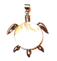 Load image into Gallery viewer, Perlmutt Muschel Silberanhänger Anhänger Kette 925er Sterling Silber Schildkröte - chic-net.de

