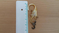 Load image into Gallery viewer, Perlmutt Piercing Flügel Hook 2mm Expander Muschel filigran handgeschnitzt Ohr - chic-net.de
