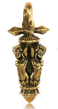 Cargar imagen en el visor de la galería, Piercing 36g Ohrgewicht Brass gold Spitze Hook 4mm - chic-net.de
