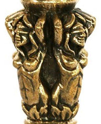 Cargar imagen en el visor de la galería, Piercing 36g Ohrgewicht Brass gold Spitze Hook 4mm - chic-net.de
