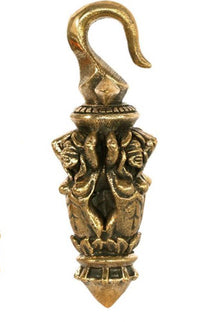 Cargar imagen en el visor de la galería, Piercing 36g Ohrgewicht Brass gold Spitze Hook 4mm - chic-net.de
