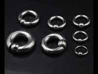 Load image into Gallery viewer, Piercing Ball Closure Ring Klemmkugel Captive Bead Edelstahl - chic-net.de
