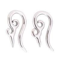 Load image into Gallery viewer, Piercing Expander Edelstahl silbern Ornament Bogen Ohrstecker - chic-net.de

