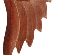 Load image into Gallery viewer, Piercing Holz red sawo wood Flügel Spirale Ohrstecker Expander Handarbeit oval - chic-net.de
