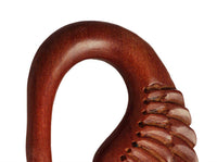 Load image into Gallery viewer, Piercing Holz red sawo wood Schwan Tribal earring Expander handgeschnitzt - chic-net.de
