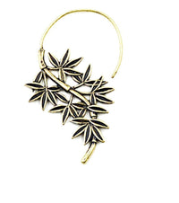 Cargar imagen en el visor de la galería, Piercing Messing Hook Ohrhänger 1.35mm Zweig - chic-net.de
