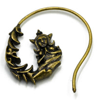 Cargar imagen en el visor de la galería, Piercing Ohrgewicht 8g Messing Meerfrau Hook 1.45mm - chic-net.de
