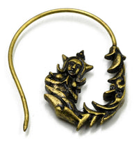 Cargar imagen en el visor de la galería, Piercing Ohrgewicht 8g Messing Meerfrau Hook 1.45mm - chic-net.de
