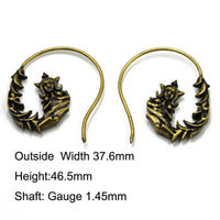 Cargar imagen en el visor de la galería, Piercing Ohrgewicht 8g Messing Meerfrau Hook 1.45mm - chic-net.de
