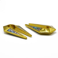 Load image into Gallery viewer, Piercing Ohrgewicht Edelstahl 41g Paua Pfeil 8mm - chic-net.de
