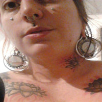 Cargar imagen en el visor de la galería, Piercing Ohrgewicht Edelstahl Stern Stein 3mm Spirale - chic-net.de
