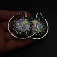 Cargar imagen en el visor de la galería, Piercing Ohrgewicht Edelstahl Stern Stein 3mm Spirale - chic-net.de
